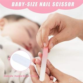 img 1 attached to 👶 Baby Nail Care Kit, Complete 4-in-1 Set with Adorable Case, Baby Nail Clipper, Scissor, Nail File & Tweezer