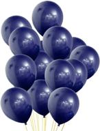 12-дюймовые полночно-синие латексные шары для детских праздников, свадеб и дней рождения - упаковка из 100 штук логотип