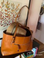 img 1 attached to Covelin Women'S Genuine Leather Tote - Soft, Stylish Shoulder Bag review by Douglas Cochrane