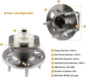 img 3 attached to MOSTPLUS Bearing Assembly 512150 Pontiac