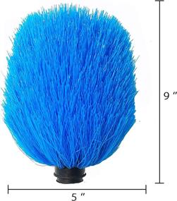 img 3 attached to 🕸️ High Reach Cobweb Duster - Adjustable Stainless Steel Pole with Medium-Stiff Bristles for Effective Indoor and Outdoor Ceiling Cleaning (6FT)