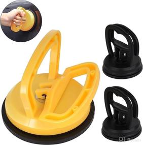 img 1 attached to 🚗 QIUJIN 54-Piece Paintless Dent Repair Kit with Adjustable Golden Lifter, Bridge Puller, Suction Cup & Glue Gun - Professional Tools for Automobile Body Dent Removal and Remover Kit