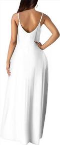 img 2 attached to Plus Size Sleeveless Maxi Dress For Women With Pockets - Casual And Comfortable