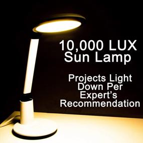 img 2 attached to Получите заряд энергии с помощью лампы Theralite Halo Light Therapy - UV Free 10,000 LUX Sun Lamp
