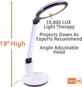 img 3 attached to Получите заряд энергии с помощью лампы Theralite Halo Light Therapy - UV Free 10,000 LUX Sun Lamp