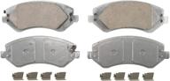 🔒 enhance safety and performance with wagner thermoquiet qc856b ceramic disc brake pad set логотип