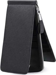 img 2 attached to JEEBURYEE Womens Genuine Leather Blocking Women's Handbags & Wallets ~ Wallets