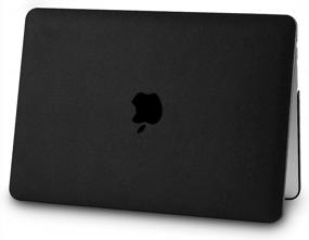 img 1 attached to 👜 KECC Leather Case for MacBook Pro 13" (2021-2016) Italian Leather Hard Shell Cover - A2338 M1 A2289 A2251 A2159 A1989 A1706 A1708 Touch Bar (Navy Blue)