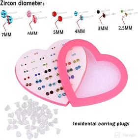 img 3 attached to 🌼 Allergy-Free Bliss: Stuppendux Universal Plastic Anti Allergy Earrings - A Must-Have for Sensitive Ears!