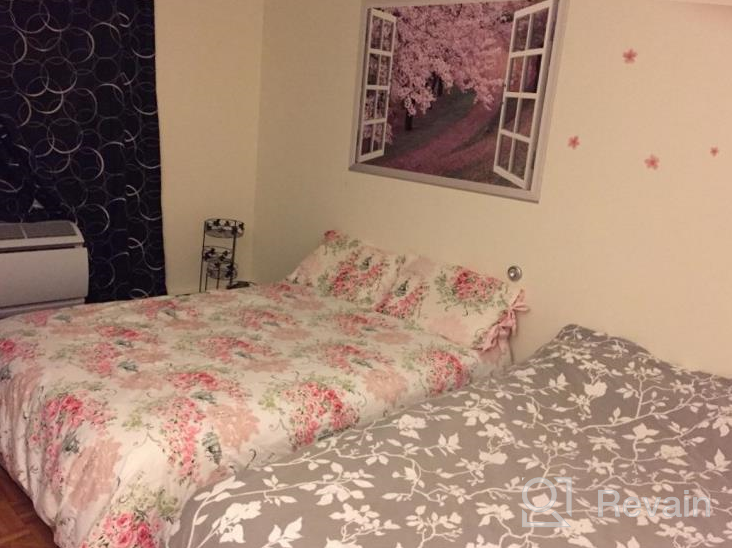img 1 attached to Refresh Your Bedroom With FADFAY White Floral Duvet Cover Set - 100% Cotton Farmhouse Bedding For A Cozy Night'S Sleep - Queen Size review by Rebecca Jackson