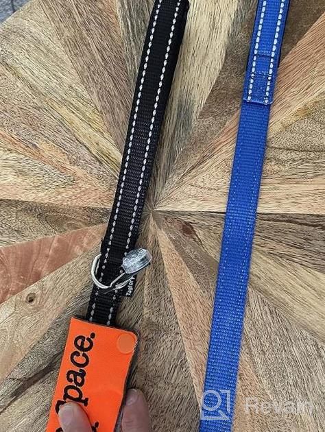 img 1 attached to 🐕 Taglory Nylon Dog Leash 6ft: Stylish and Safe Leash for Medium to Large Dogs - Perfect for Walking and Training review by David Carmody
