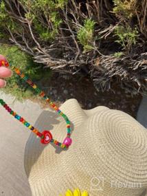 img 8 attached to Защитите своих детей стильно: разноцветные пляжные шляпы от солнца с цветком и большими полями