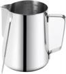 nicunom 32oz stainless steel milk frothing pitcher with art pen - perfect for latte art and espresso machines logo
