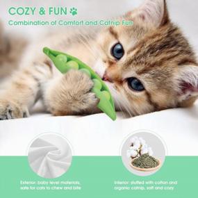 img 2 attached to Keep Your Cat Entertained And Clean With Potaroma'S 7Pcs Days Of The Week Catnip Toys