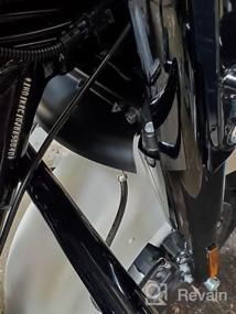 img 6 attached to Black Lower Triple Tree Wind Deflector For Harley Touring Electra Street Glide 2014-2021 Models