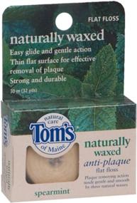 img 1 attached to 🌿 Toms Maine Naturally Anti Plaque Spearmint Oral Care: Dental Floss & Picks