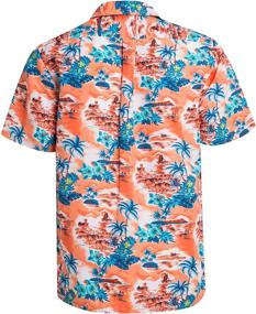 img 3 attached to 🌺 Hawaiian Regular Sleeve Floral Shirts for Men's Clothing - Shop at Shirts