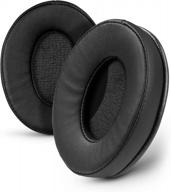 brainwavz prostock ath m50x upgraded earpads, improves comfort & style without changing the sound - ear pad designed for ath-m50x m50btx m20x m30x m40x headphones, vegan leather (black) logo