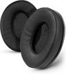 brainwavz prostock ath m50x upgraded earpads, improves comfort & style without changing the sound - ear pad designed for ath-m50x m50btx m20x m30x m40x headphones, vegan leather (black) logo