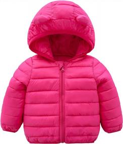 img 4 attached to Keep Your Kids Warm And Stylish With CECORC Winter Coats: Light Puffer Jackets With Hoods For Infants, Toddlers, And Baby Boys And Girls!