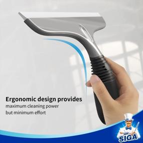 img 1 attached to Experience Streak-Free Shine With MR.SIGA Multi-Purpose Silicon Squeegee For Windows And More