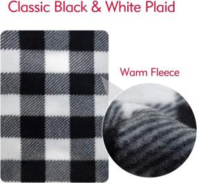 img 1 attached to 🐾 EXPAWLORER Classic Plaid Dog Hoodie Cat Sweatshirt: Warm and Cozy Fleece Vest for Cats, Puppies, and Small Animals