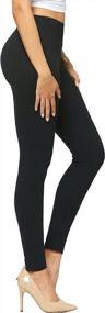 img 4 attached to Women'S Premium Cotton Leggings In Stretch Jersey Fabric - Regular, Plus Size, Full Length, Capri, And Shorts Options Available