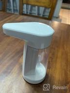 img 1 attached to JETWELL 17OZ/500ML Touchless Battery Quiet Hand Soap Dispenser, Adjustable Liquid Volume Dispenser (White) review by Becki Felix