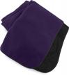 waterproof outdoor blanket by mambe - royal plum, large - ideal for picnics, camping, and beach activities - machine washable fleece and nylon throw for extreme weather conditions logo