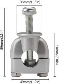 img 1 attached to Top10 Racing Handlebar Risers Motorcycle