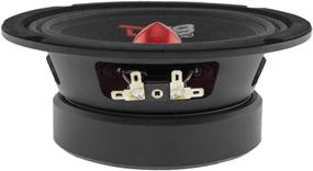 img 2 attached to 🔊 DS18 PRO-GM6B Loudspeaker - Premium 6.5" Midrange Speaker for Car/Truck Stereo - Red Aluminum Bullet - 480W Max, 140W RMS - 8 Ohms - High-Quality Audio Door Speaker (1 Speaker)