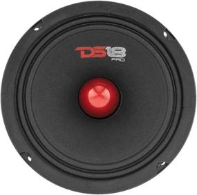 img 1 attached to 🔊 DS18 PRO-GM6B Loudspeaker - Premium 6.5" Midrange Speaker for Car/Truck Stereo - Red Aluminum Bullet - 480W Max, 140W RMS - 8 Ohms - High-Quality Audio Door Speaker (1 Speaker)