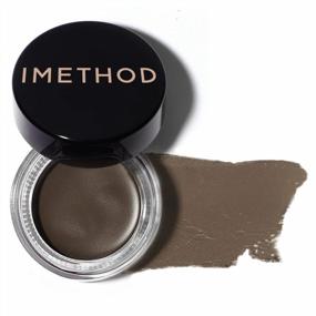 img 4 attached to Get Perfectly Shaped Brows With IMethod Eyebrow Pomade And Stamp Stencil Kit In Brown
