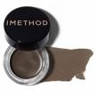 get perfectly shaped brows with imethod eyebrow pomade and stamp stencil kit in brown logo