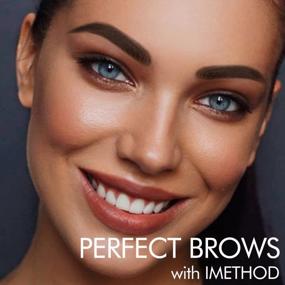 img 2 attached to Get Perfectly Shaped Brows With IMethod Eyebrow Pomade And Stamp Stencil Kit In Brown