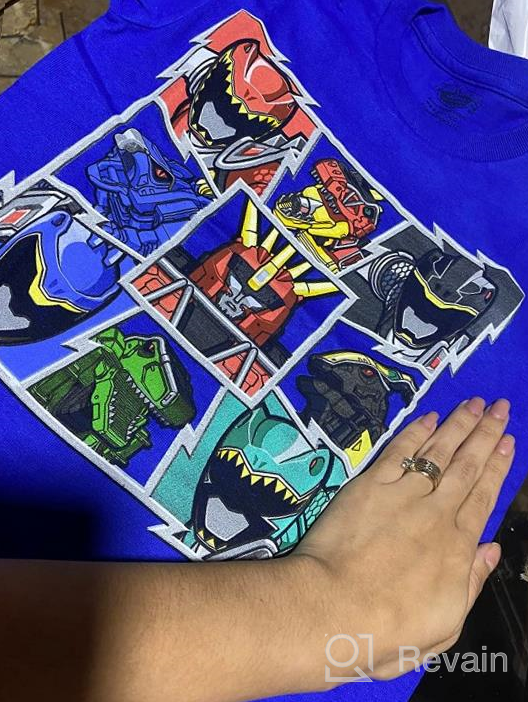 img 1 attached to Shop the Best Power Rangers Boys' Short-Sleeved T-Shirt Online! review by Christopher Lott