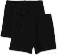 👧 the children's place baby 2 pack and toddler girls cartwheel shorts: playful style for little fashionistas! логотип