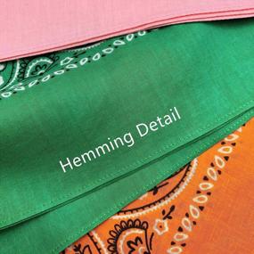 img 2 attached to 👕 Multi-Purpose Bandana Fashion Handkerchief Set (24 Assorted Colors)