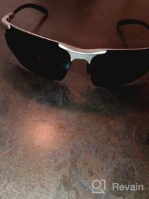 img 6 attached to BIRCEN Men'S Polarized Carbon Fiber Sunglasses UV Protection Sports Fishing Driving Al-Mg Frame For Men