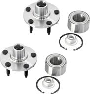 mayasaf 518517 front wheel hub bearing assembly (2 pack, 3.5l only) for ford edge 2007-2010 & lincoln mkx 2007-2010 логотип