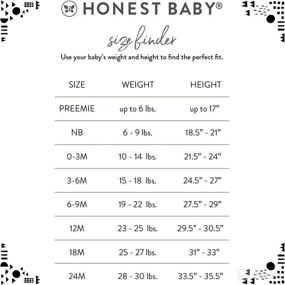 img 1 attached to 👶 HonestBaby Organic Cotton 2-Piece Snug Fit Pajama Set: Comfortable & Sustainable Sleepwear for Infants