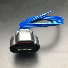 img 2 attached to 🔌 High-Quality 4-Way Connector for Toyota Distributor Sensor 90980-11150 - Almost New Compatible Connector Plug Pigtail