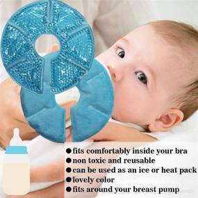 img 2 attached to 🌡️ Enhance Breastfeeding Experience with Breast Therapy Pads: Hot Cold Gel Pads for Milk Let-Down (L1)