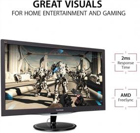 img 3 attached to ViewSonic VX2457-MHD Gaming Monitor - FreeSync, 1920X1080P, 75Hz, Flicker-Free