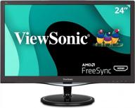 viewsonic vx2457-mhd gaming monitor - freesync, 1920x1080p, 75hz, flicker-free logo