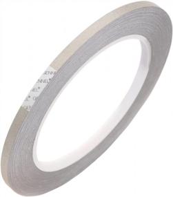 img 4 attached to GENNEL 5Mm X 20M (0.2In X 65Ft) Conductive Cloth Fabric Adhesive Tape, Faraday Tape For EMI Shielding, Interference Signal Blocking, Laptop Mobilephone LCD Repair, Cable Wire Harness Wrapping