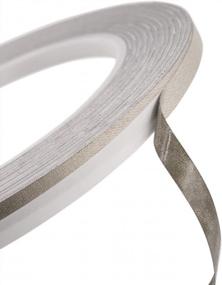 img 3 attached to GENNEL 5Mm X 20M (0.2In X 65Ft) Conductive Cloth Fabric Adhesive Tape, Faraday Tape For EMI Shielding, Interference Signal Blocking, Laptop Mobilephone LCD Repair, Cable Wire Harness Wrapping