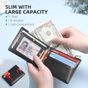 img 2 attached to 👝 Zitahli RFID Blocking Leather Wallets: Essential Men's Accessories for Wallets, Card Cases & Money Organizers