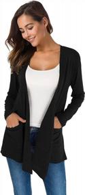 img 3 attached to Stay Fashionable And Comfortable With TownCat'S Breathable Cardigans For Women With Pockets