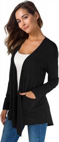 img 2 attached to Stay Fashionable And Comfortable With TownCat'S Breathable Cardigans For Women With Pockets